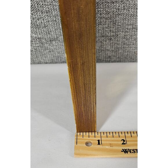 CORONA DECOR CO. SILK PRINT “GATHERING IN A PARK” WOOD FRAME 6" X 4.5" VINTAGE - Picture 7 of 9